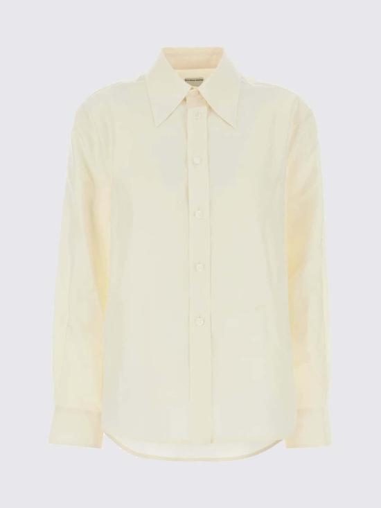 26FW 보테가베네타 셔츠 A004PCV6ZK0 9107 Yellow Cream - BOTTEGA VENETA