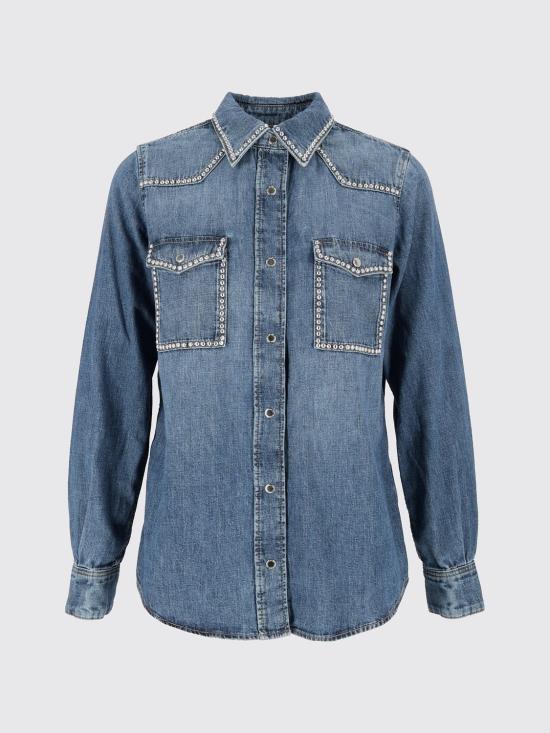 26FW 세븐포올맨카인드 셔츠 7U840H08 3S9 Blue - 7 FOR ALL MANKIND
