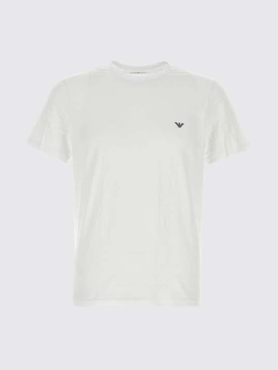 26FW 엠포리오 아르마니 반팔 티셔츠 EM000391AF14132 M0082 White - EMPORIO ARMANI