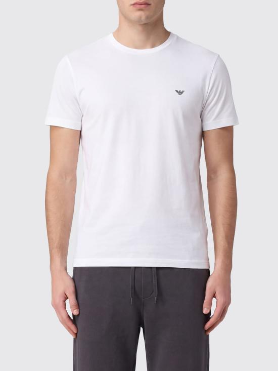26FW 엠포리오 아르마니 반팔 티셔츠 EM000391AF14132 M0082 White