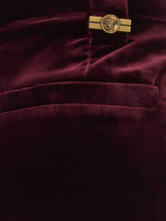 26FW 베르사체 숏팬츠 10258841A19180 1R580 Burgundy - VERSACE