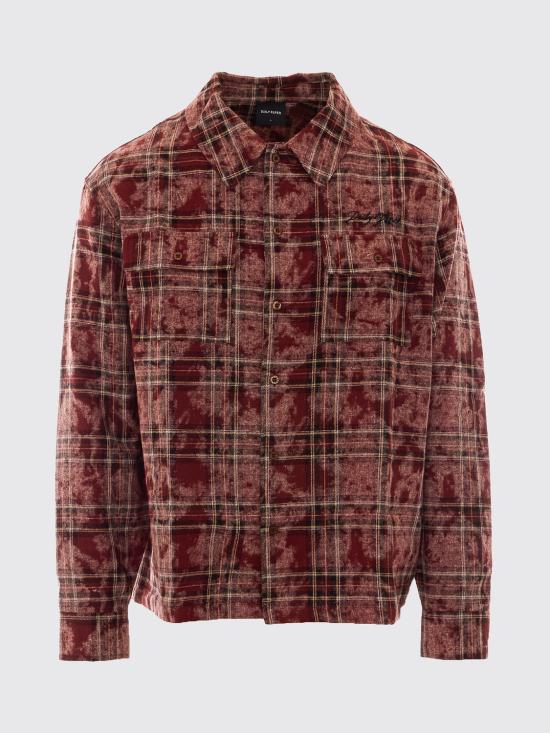 26FW 데일리 페이퍼 셔츠 2610141 MADDER BROWN Red - DAILY PAPER