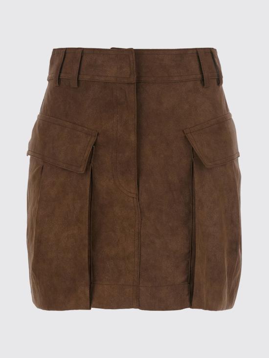26FW 라메 스커트 NFGON08 TEC0092 Brown - RAME