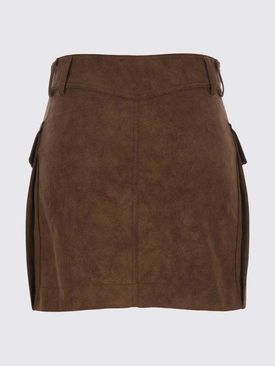26FW 라메 스커트 NFGON08 TEC0092 Brown - RAME
