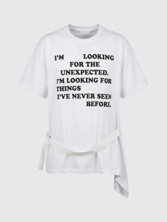 26FW 사카이 반팔 티셔츠 2608753 101 White - SACAI