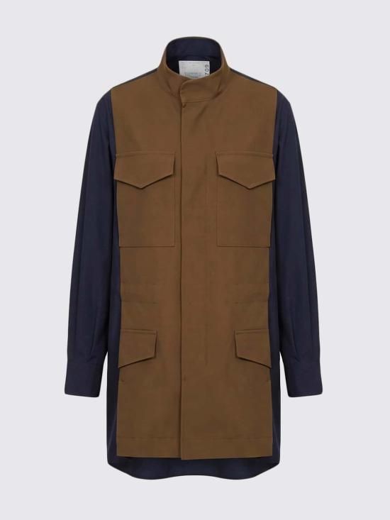 26FW 사카이 셔츠 2608709 214 Brown - SACAI