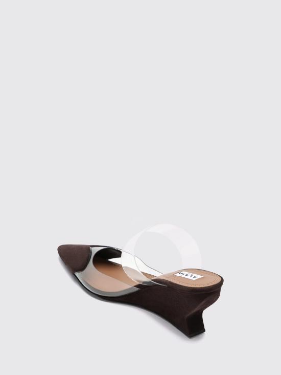 26FW 알라이아 힐/펌프스 AA3M3013CK318 U15 Brown - ALAIA