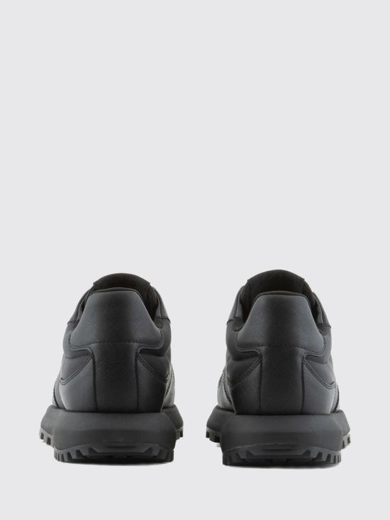 26FW 엠포리오 아르마니 스니커즈 EM003738AF19532 MC005 Black - EMPORIO ARMANI