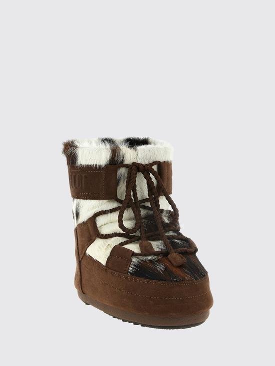 26FW 문부츠 아이콘 나일론 로우 부츠 80D1409930 AM04 Brown - MOON BOOT