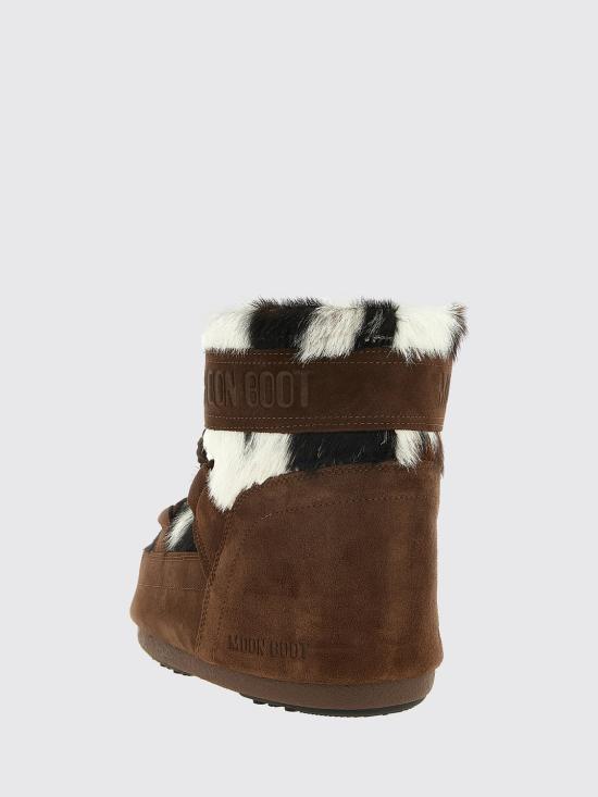 26FW 문부츠 아이콘 나일론 로우 부츠 80D1409930 AM04 Brown - MOON BOOT