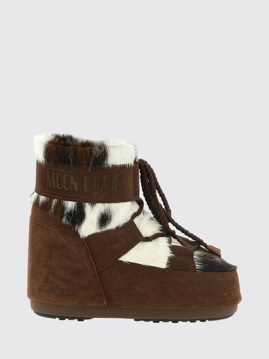 26FW 문부츠 아이콘 나일론 로우 부츠 80D1409930 AM04 Brown