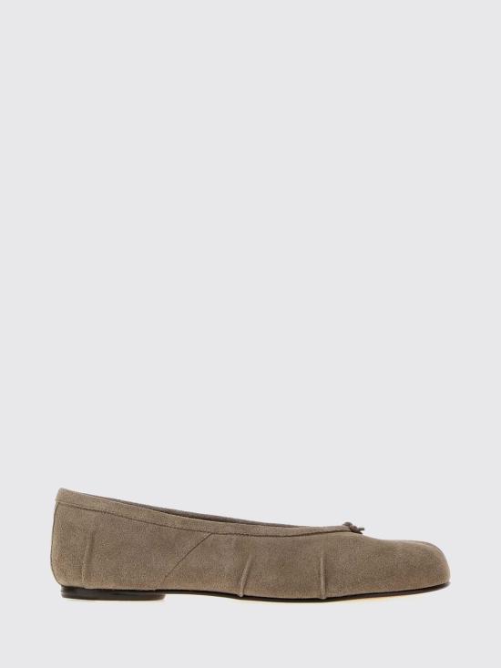 26FW 마르지엘라 타비 발레리나 스웨이드 플랫 슈즈 S58WZ0127P7854 T2146 Beige