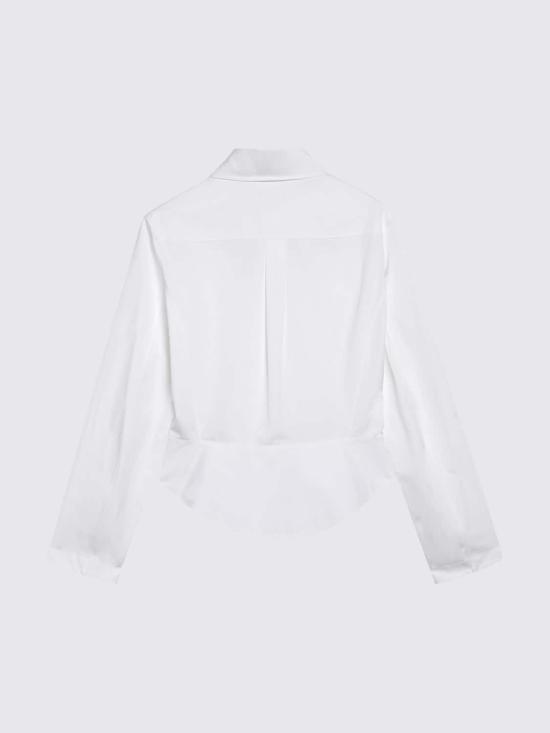 26FW 알라이아 셔츠 AA9C1029T611D 000 White - ALAIA