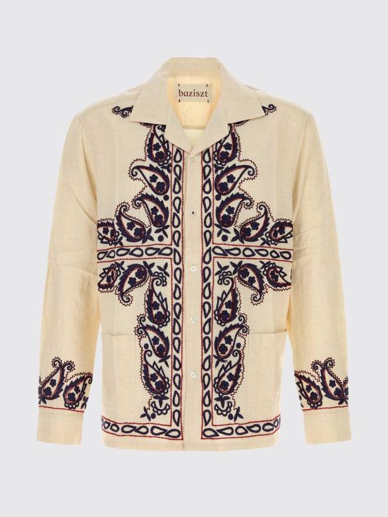 26FW 바지스트 셔츠 SR02012 MEMENTO Beige - BAZISZT