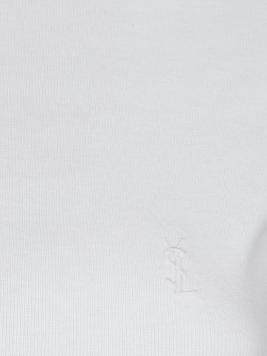 26FW 생로랑 반팔 티셔츠 869630Y38BD 9000 White - SAINT LAURENT