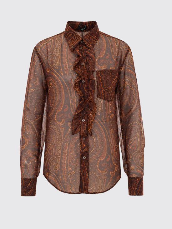 26FW 에트로 셔츠 WRIA011899SA124 X0865 Brown