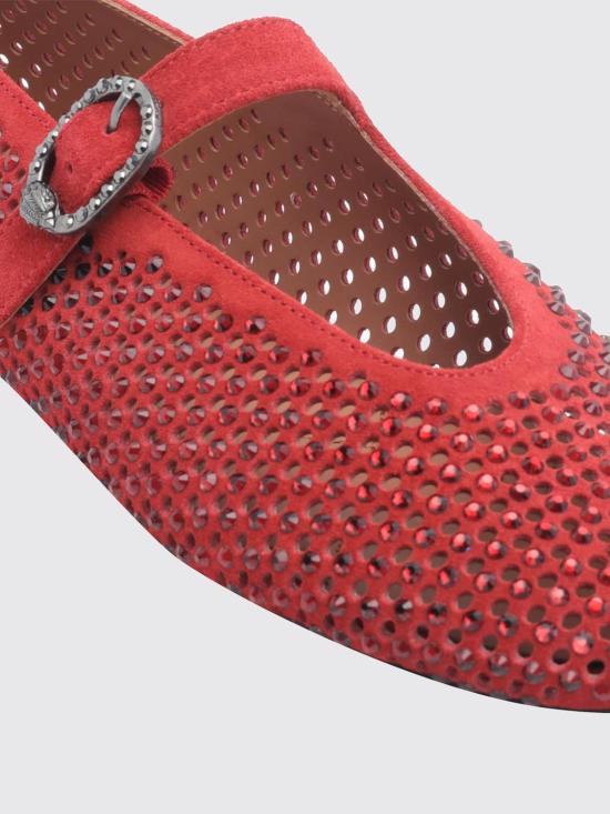 26FW 커트가이거 플랫 슈즈 6082550209 Red - KURT GEIGER