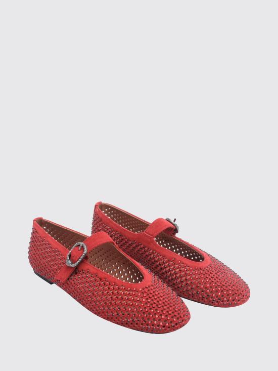 26FW 커트가이거 플랫 슈즈 6082550209 Red - KURT GEIGER