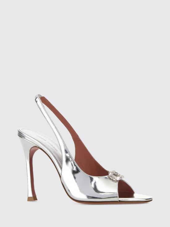 26FW 아미나 무아디 힐/펌프스 MINICAMELIASLING105 SILWHI Silver - AMINA MUADDI