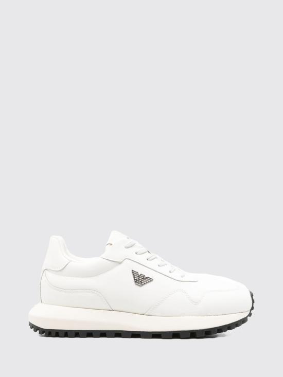 26FW 엠포리오 아르마니 스니커즈 EM003738AF19532 M0107 White