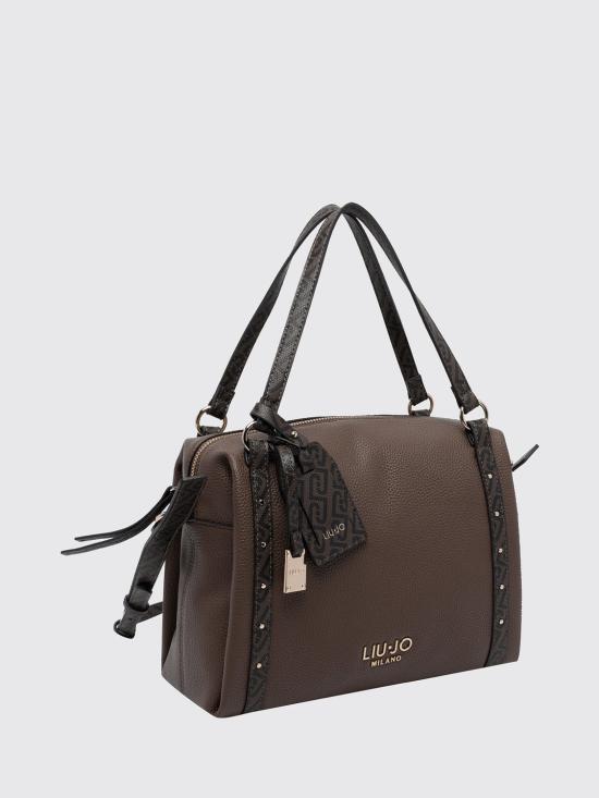 26FW 리우조 토트백 AF6003ES039 X0781 Brown - LIU JO
