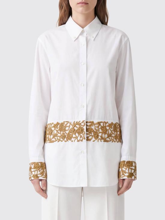 26FW 드리스 반 노튼 셔츠 0107404314 001 White