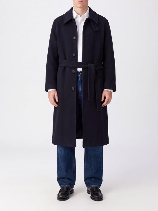26FW 던스트 코트 UDCO6D123 BK Black