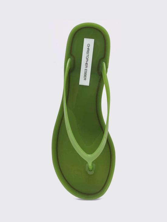 26FW 크리스토퍼에스버 힐/펌프스 24029356 DYPSIS Green - CHRISTOPHER ESBER