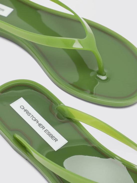 26FW 크리스토퍼에스버 힐/펌프스 24029356 DYPSIS Green - CHRISTOPHER ESBER