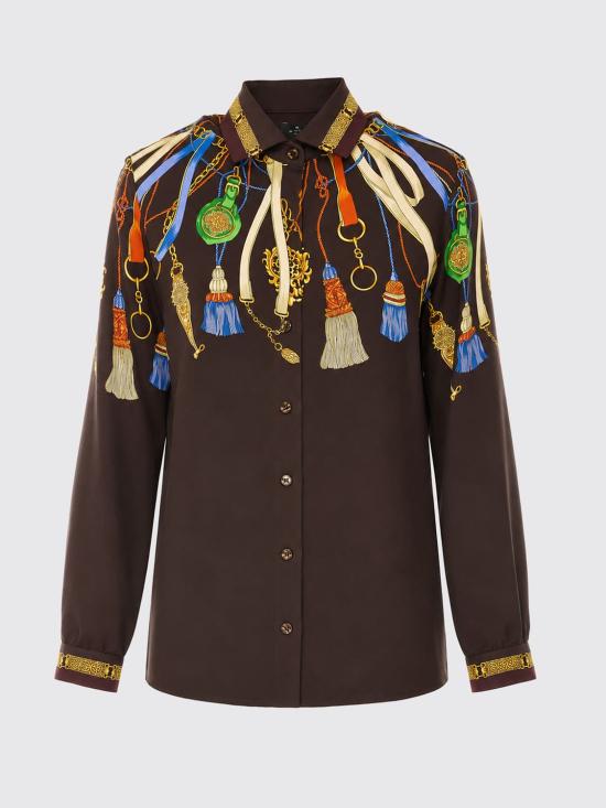 26FW 에트로 셔츠 WRIA0019AK1EB X0828 Brown