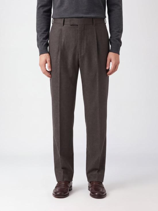 26FW 에르메네질도제냐 팬츠 R428F03A475PM126R 001 Black