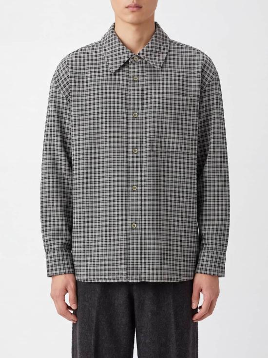 26FW 세퍼 셔츠 MFW26BUTTONUP WHITEBLACK