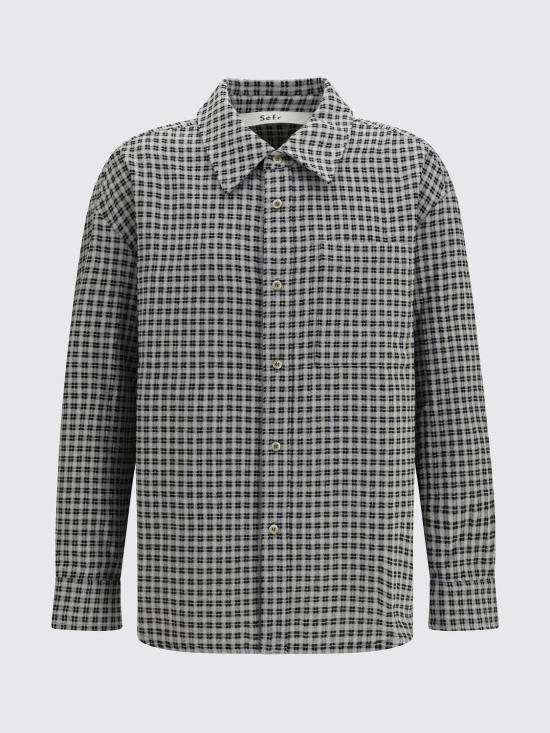 26FW 세퍼 셔츠 MFW26BUTTONUP WHITEBLACK - SEFR