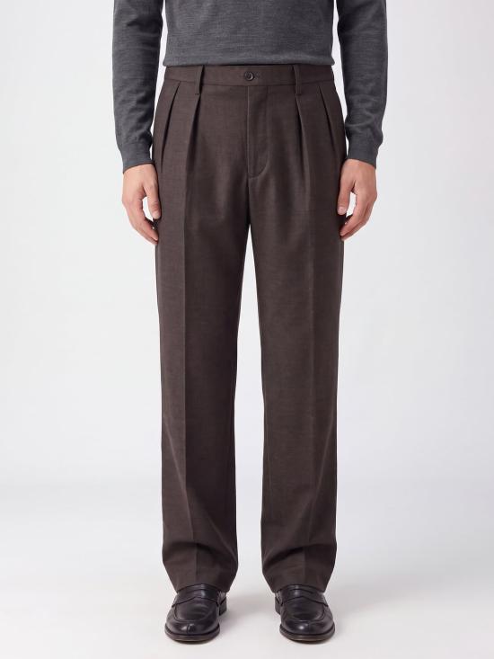 26FW 나인인더모닝 팬츠 9FW26KAI52 MGLACE Brown
