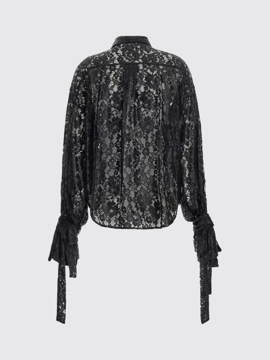 26FW 블루마린 셔츠 NF6031J1612 22222 Black - BLUMARINE