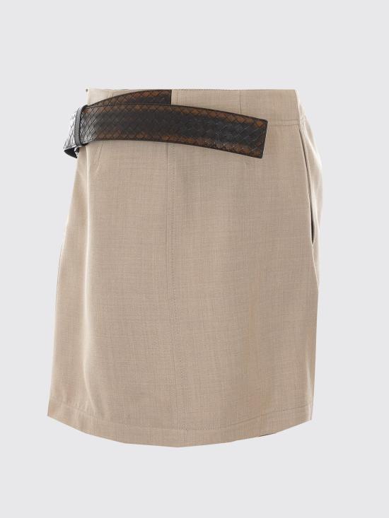 26FW 보테가베네타 스커트 A009YVV3F70 2611 Beige - BOTTEGA VENETA