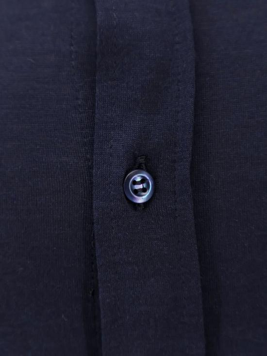 26FW 브루넬로 쿠치넬리 스프레드 칼라 경량 저지 셔츠 MH8366686 C6134 Cobalt - BRUNELLO CUCINELLI