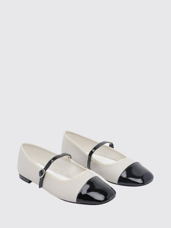 26FW 레페토 조지아나 플랫슈즈 V4222VVE 1465 White - REPETTO