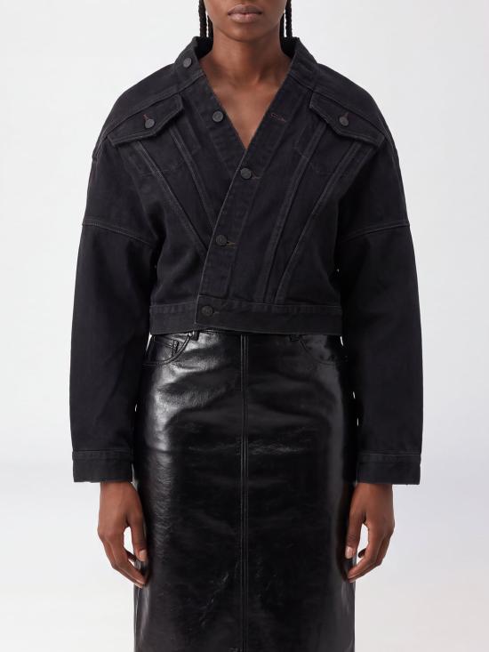 26FW 발렌시아가 랩 자켓 A0097LTBP47 8975 Black