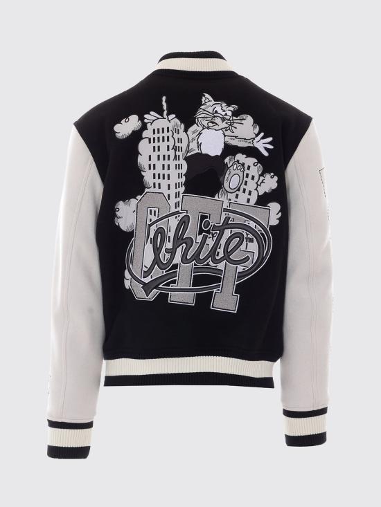 26FW 오프화이트 자켓 OMEH053F26FAB001 001 Black - OFF WHITE