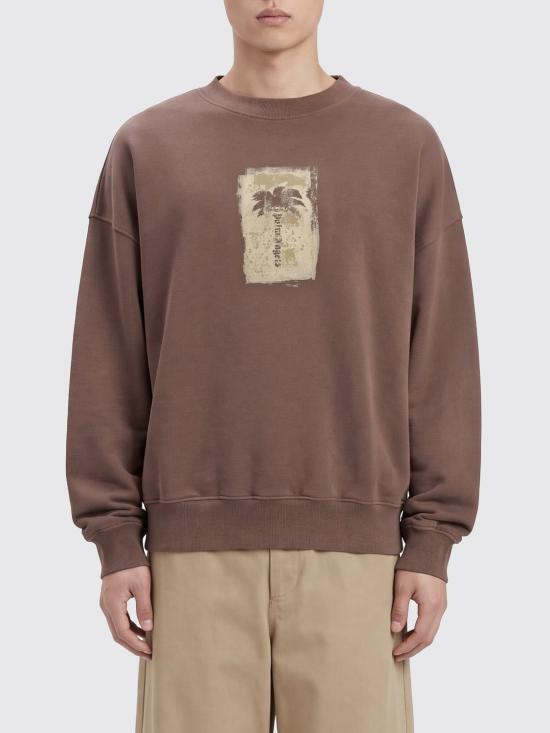 26FW 팜앤젤스 긴팔 티셔츠 PAMBA004FL006 6063 Brown