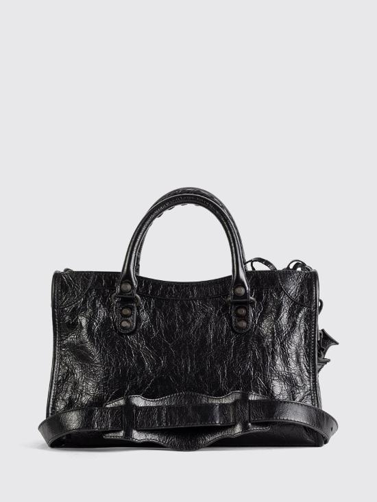 26FW 발렌시아가 르 시티 백 스몰 8657622ACFH1000 1000 Black - BALENCIAGA