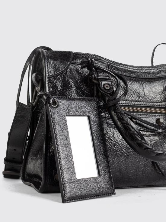 26FW 발렌시아가 르 시티 백 스몰 8657622ACFH1000 1000 Black - BALENCIAGA