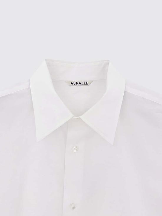 26FW 오라리 셔츠 A26AS01TN WHT White - AURALEE