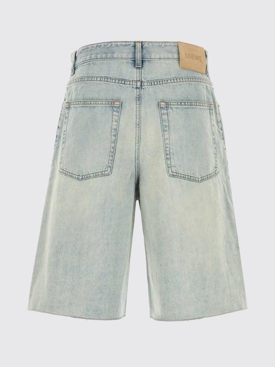 26FW 로에베 애너그램 데님 쇼츠 H526Y1GW11 WASHED Blue - LOEWE