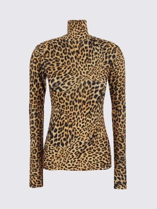 26FW 노마카말리 탑 KK4246PL041656 CHEETAHPATCH Multicolor - NORMA KAMALI