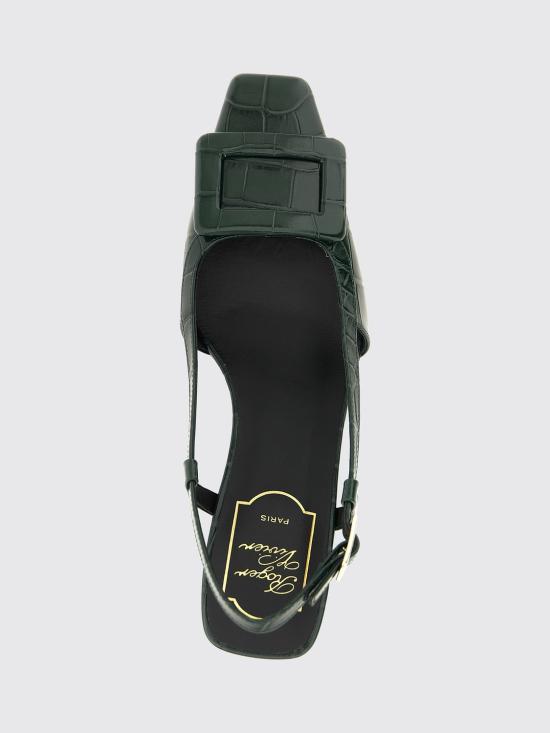 26FW 로저비비에 힐/펌프스 RVW00635340VRC T823 Green - ROGER VIVIER