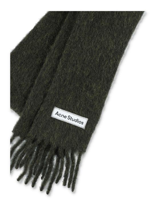 26FW 아크네 스튜디오 벨리 스키니 모헤어 머플러 CA0443 AAY FOREST GREEN DOM - ACNE STUDIOS