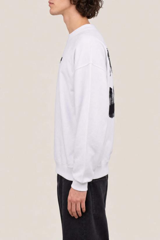  오프화이트 스웨터 코튼 크루넥  화이트 - OFF WHITE