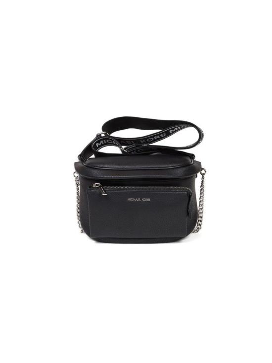  마이클 코어스 벨트백 슬레이터 미디엄 체인 슬링 팩 블랙 - MICHAEL KORS